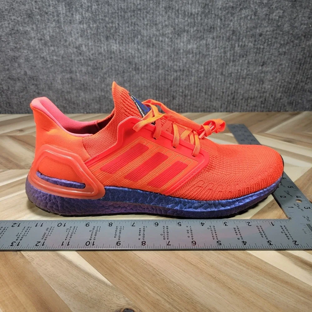 Adidas Ultraboost 20 ISS Solar Red Mens Size 11.5 Running Shoes Sneakers FV8451